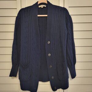 LOFT Navy Cardigan